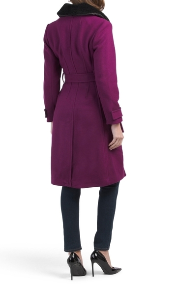 KATE Spade Button Down Wrap Wool Coat - Picture 4 of 17